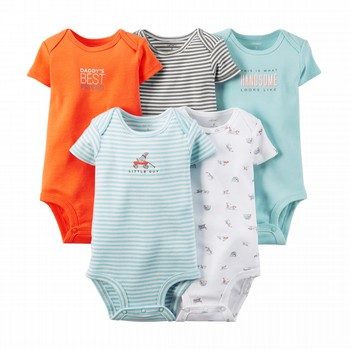 Blue Puppy 5-Pack Bodysuits