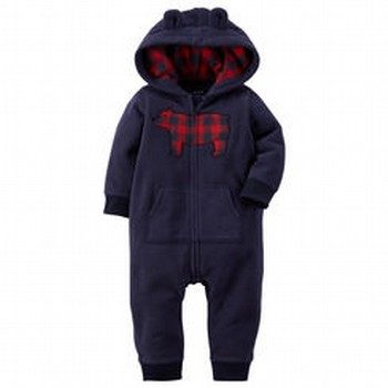 Bear micro Fleece one piece