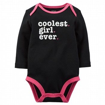 Slogan Print Bodysuit