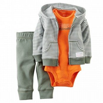 3 Piece Adorable Cardigan & Bodysuit Set