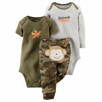 Camo 3 piece Bodysuit & Pant Set