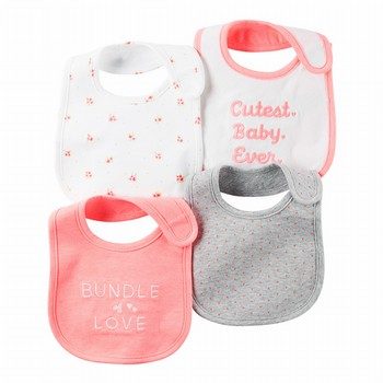 Hello Love 4-Pack Bib Set