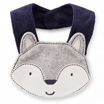 Teething Bib - Raccoon