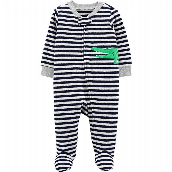 Carter's Zip-Up Terry Sleep Play Onepiece Baby Boy