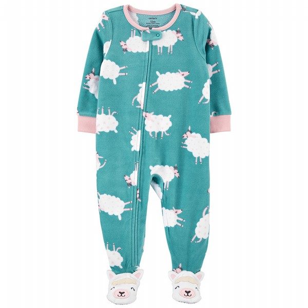 fleece one piece pajamas baby