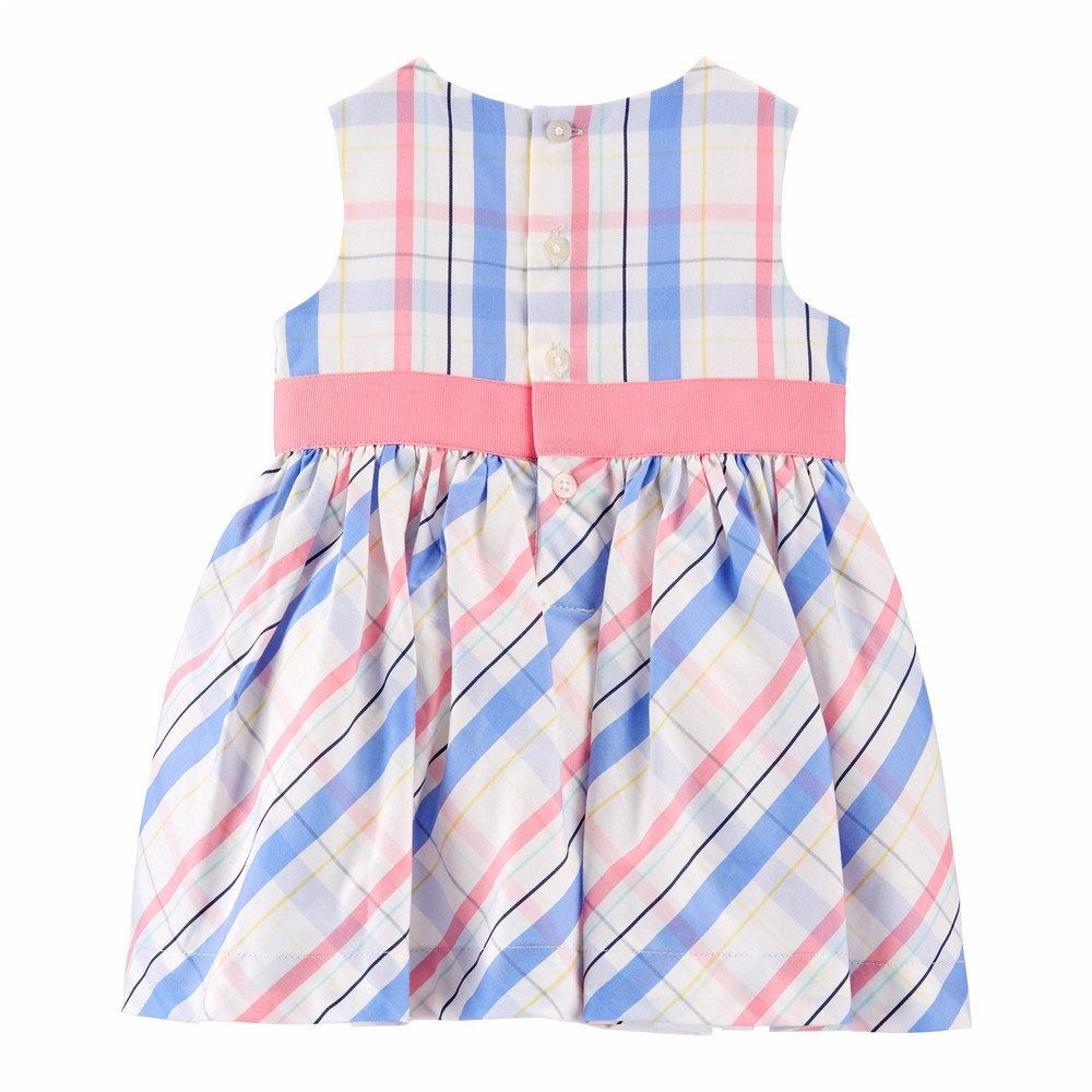 Carter's Plaid Plume Sateen Dress | Baby Girl