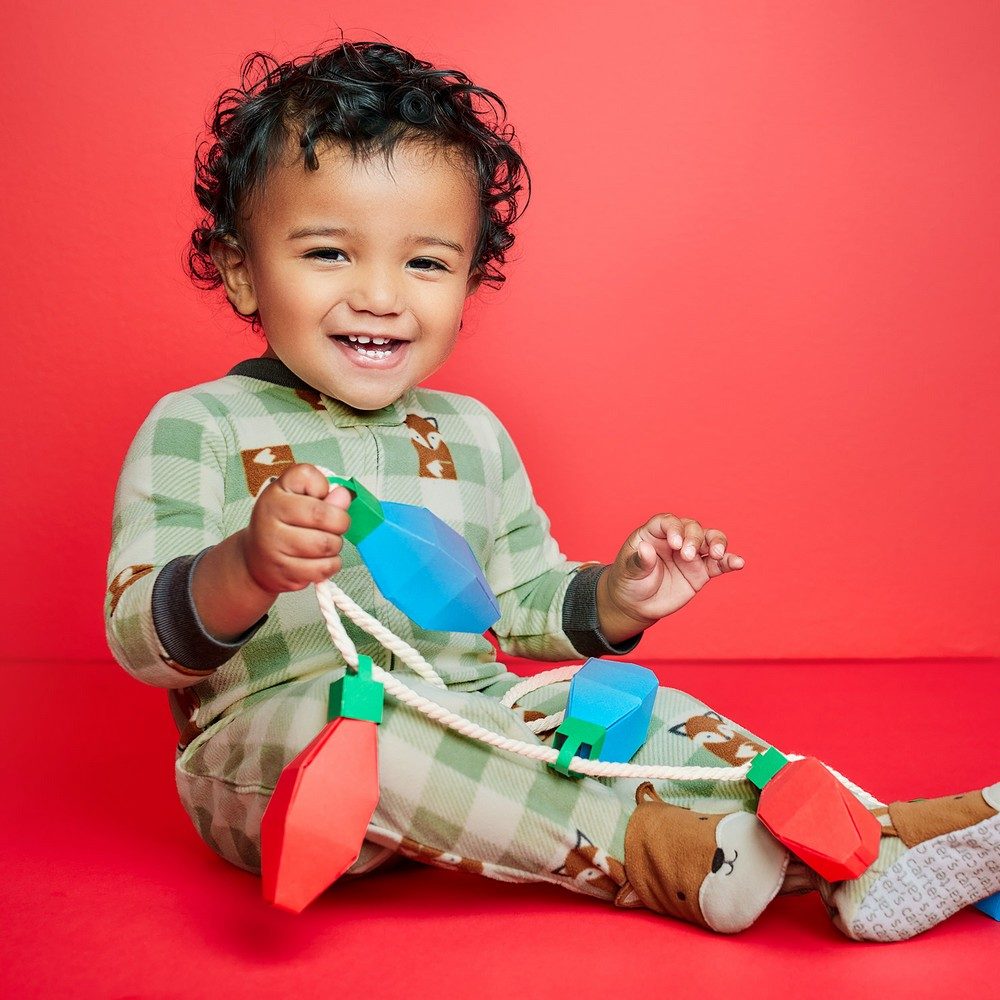 Carter's Fox Fleece Footie One Piece PJs Baby Boy