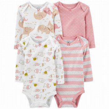4-Pack L/S Bodysuits