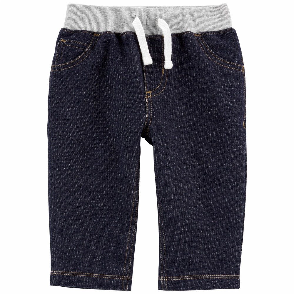 Carter's Pull-On Knit Denim Pants | Baby Boy
