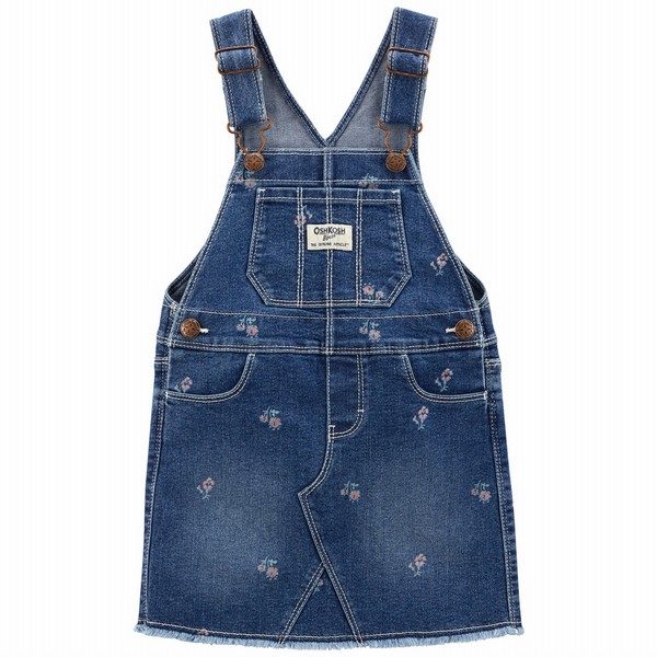 OshKosh B'gosh Floral Denim Skirtall Baby Girl