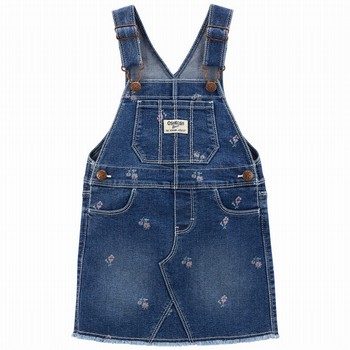 Oshkosh vestbak sz 3 months tiered Jean bib overall dress Kleding Meisjeskleding Babykleding voor meisjes Jurken 