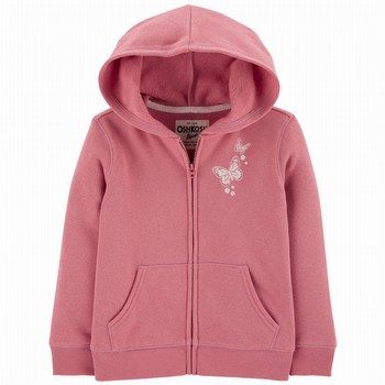 Embroidered Butterfly Fleece Jacket