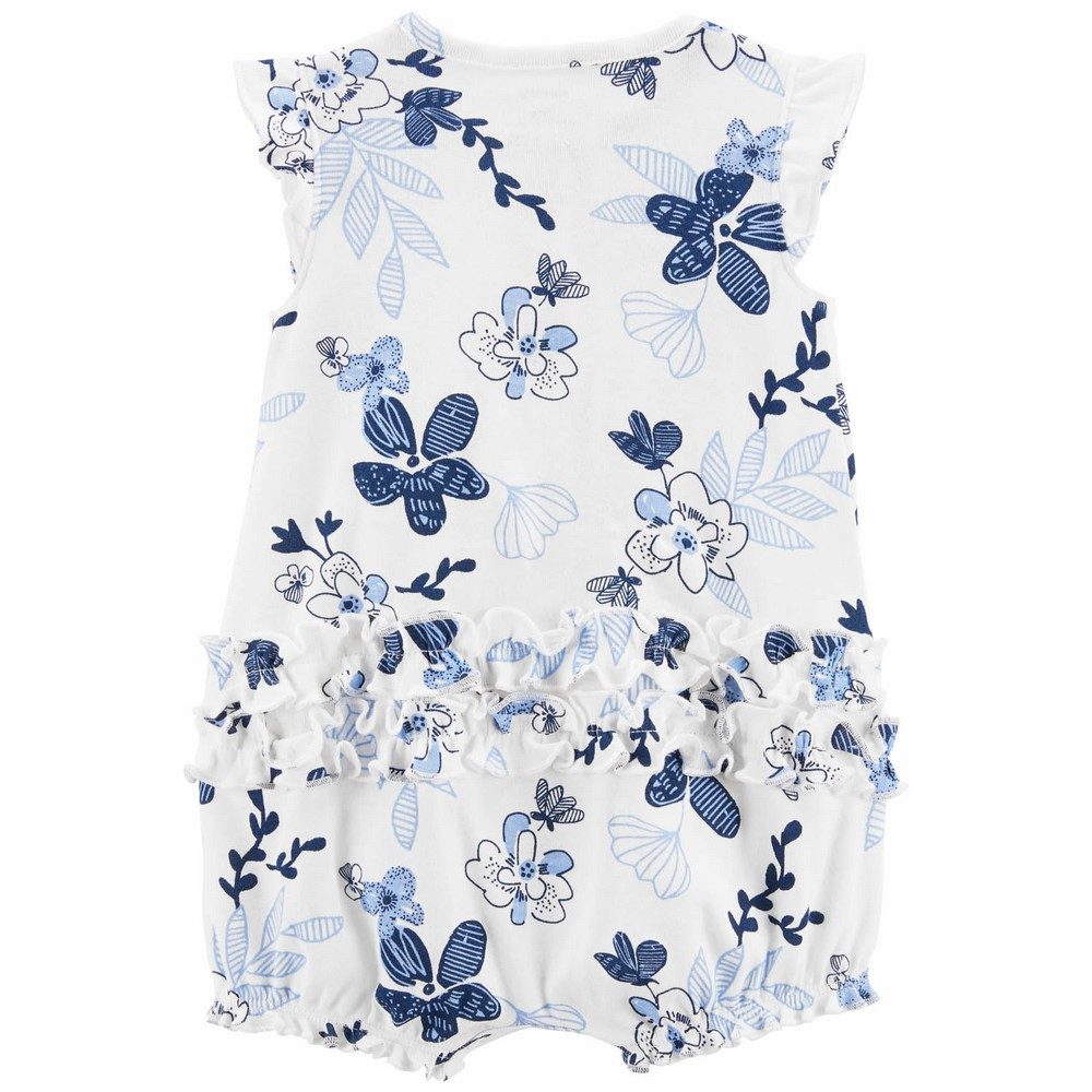 Carter's Floral Snap-Up Romper | Baby Girl