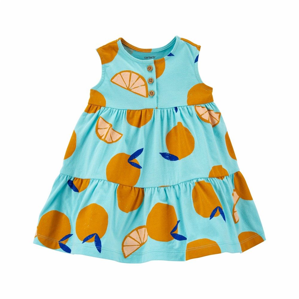 Carter's Fruit Cotton Dress | Baby Girl
