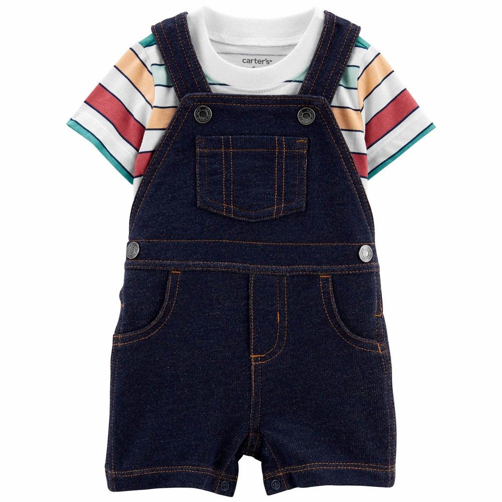 Carter's 2-Piece Tee & Shortall Set | Baby Boy