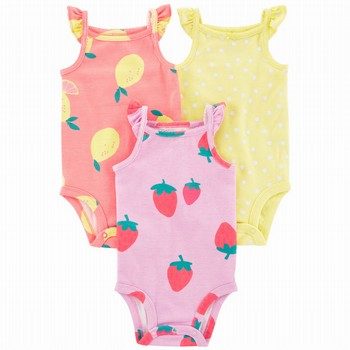 3-Pack Fruity Bodysuits