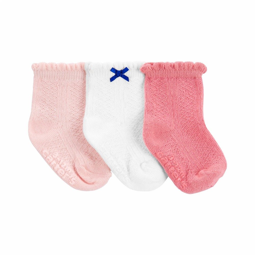 Carter's 3-Pack Socks | Baby Girl