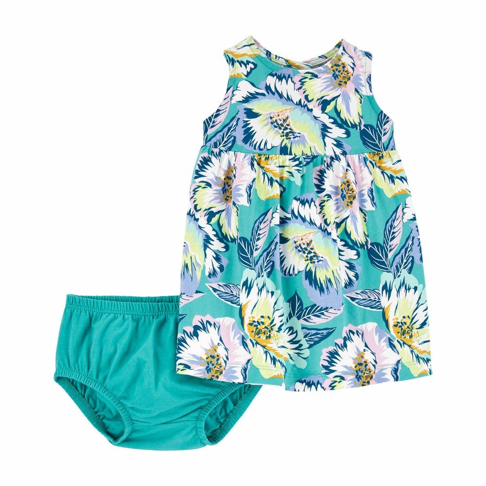 Carter's Floral Jersey Dress Baby Girl