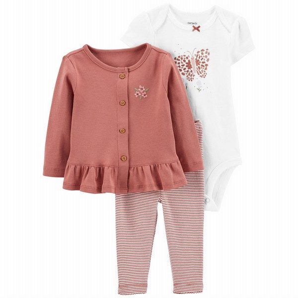 Carter's 3-Piece Little Cardigan Set Baby Girl