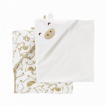 2-Pack Hooded Baby Towels