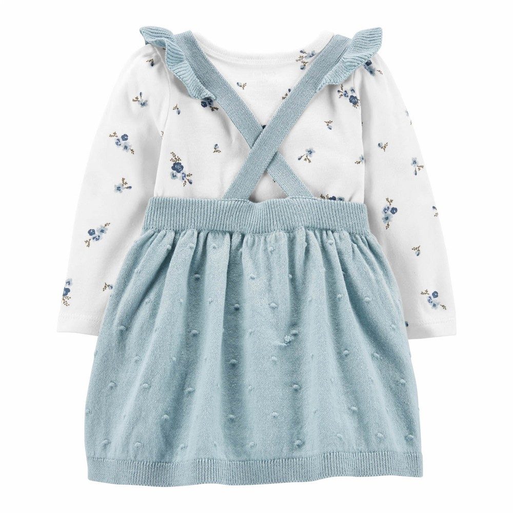 Carter's 2Piece LongSleeve Tee & Skirtall Set Baby Girl