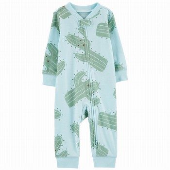 Cactus 2-Way Zip Footless Sleep & Play One Piece