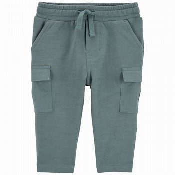 Pull-On French Terry Cargo Pants
