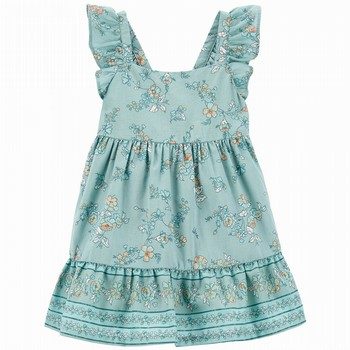 Floral Print Ruffle Babydoll Dress