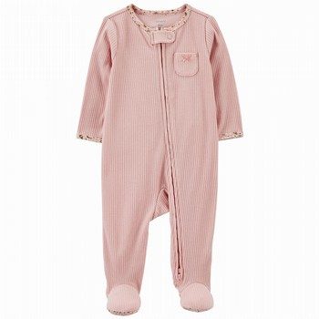 2-Way Zip Textured Sleep & Play One Piece