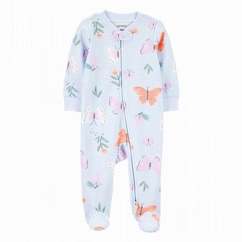 Butterfly 2-Way Zipper Cotton Sleep and Play