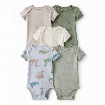 5-Pack Dragon Short Sleeve Bodysuit Pack