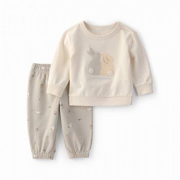 2-Piece Easter Bunny French Terry Tee & Pant Set
