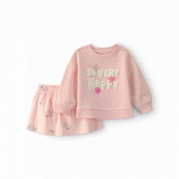2-Piece Easter 'So Very Hoppy' French Terry Top & Skort Set