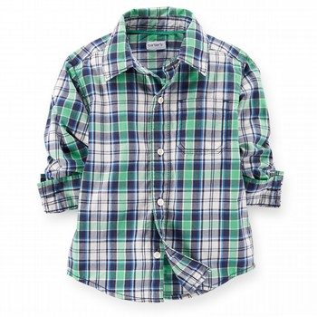 Navy-Green Shirt