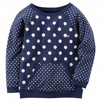 navy dot tunic