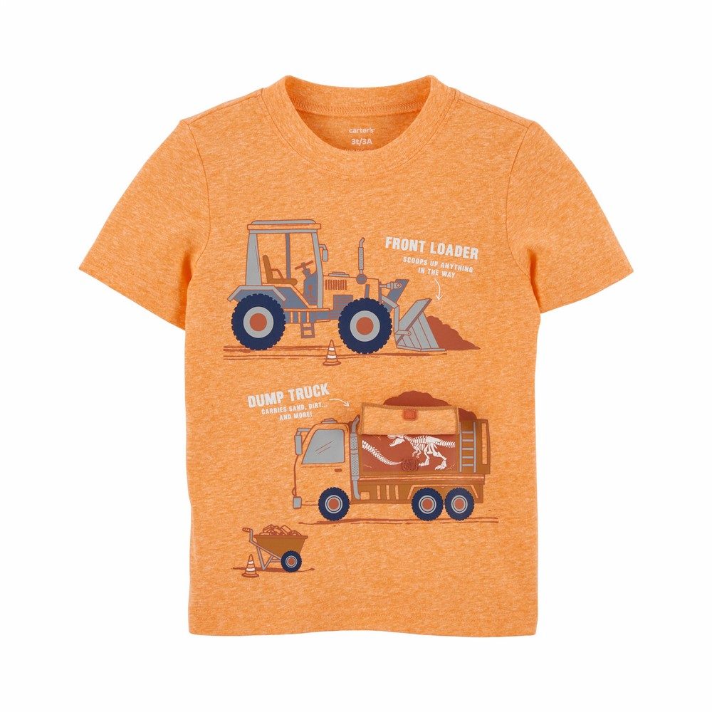 Carter's Construction Jersey Tee Toddler Boy