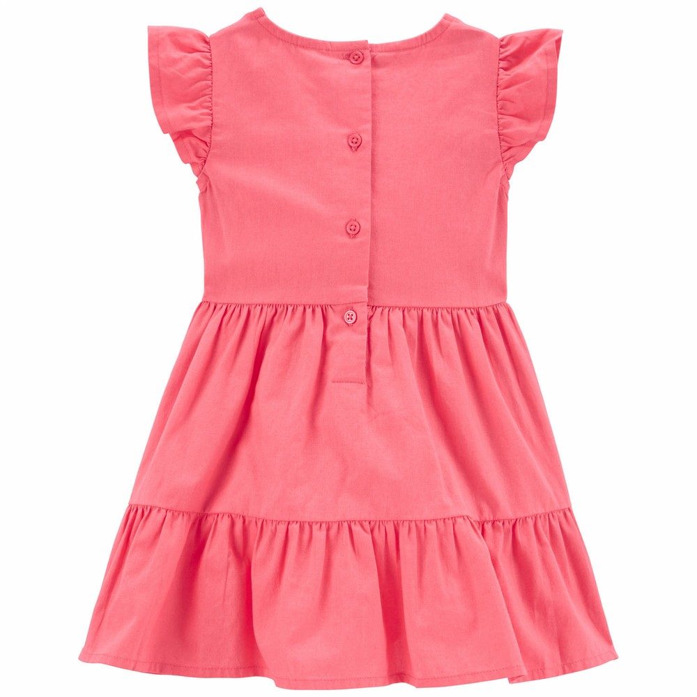 Carter's Tiered Linen Dress | Toddler Girl