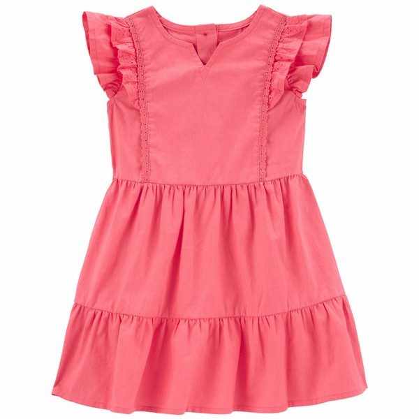 Carter's Tiered Linen Dress | Toddler Girl