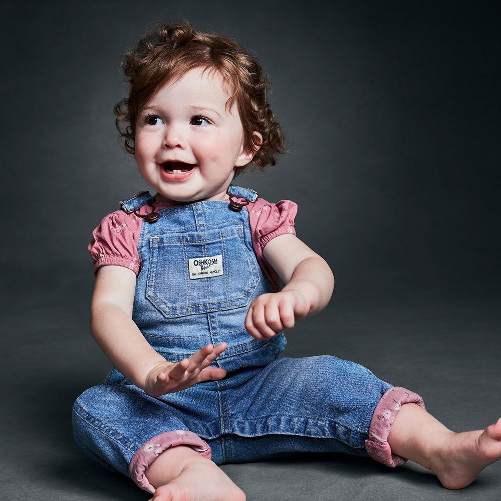 OshKosh B'gosh Classic Denim Overalls Toddler Girl