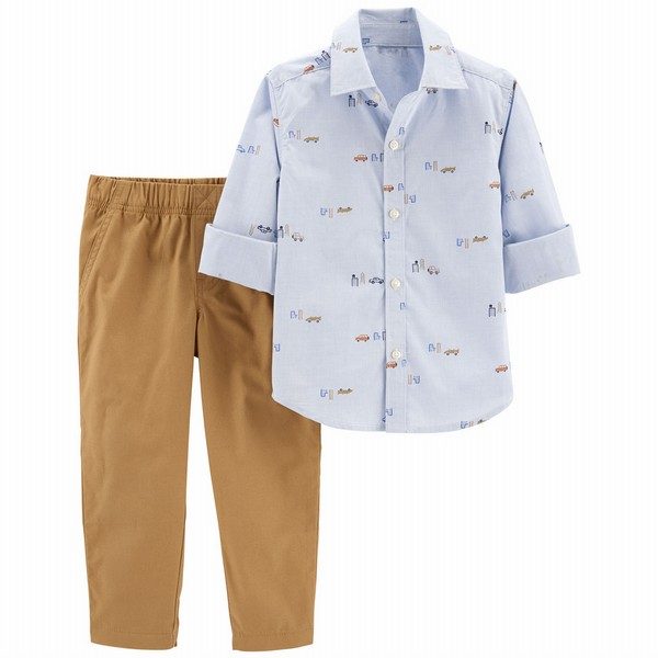 khaki button down shirt toddler