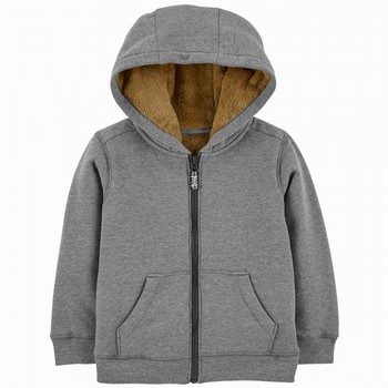 Fuzzy-Lined Hoodie