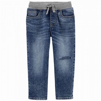 Classic Relaxed Jeans: Rip and Repair Remix