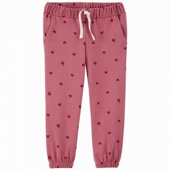 Heart Pull-On French Terry Joggers