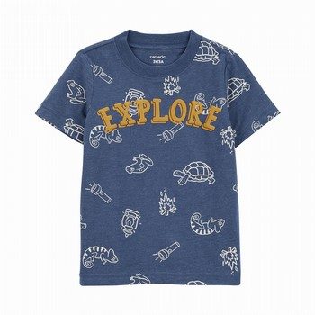 Toddler Boy Carter's Monster Truck Layered-Look Graphic Tee