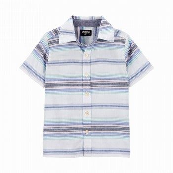 Baja Stripe Button-Front Shirt