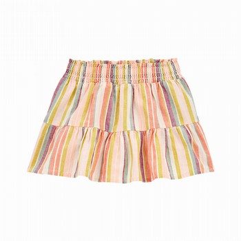 Stripe Pull-on Skirt