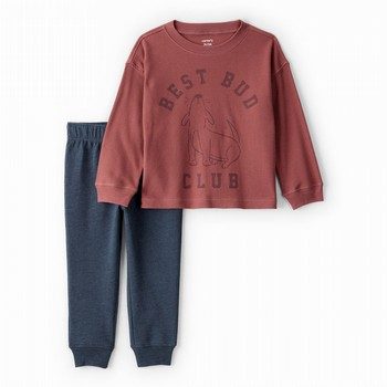 2-Piece Best Bud Long-Sleeve Tee & Pant Set