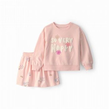2-Piece Easter 'So Very Hoppy' French Terry Top & Skort Set