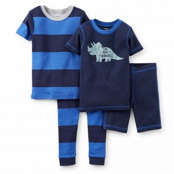 Baby Navy Dinosaur Pyjama Set