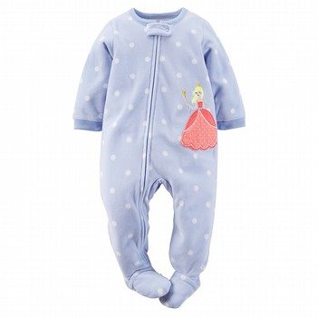 Blue Spot Princess Romper